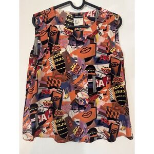 Fendi Multicolor Abstract Tank Top